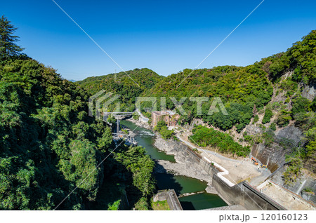天ケ瀬ダムから宇治川の景観 京都府宇治市 天ケ瀬ダムから宇治川の景観 京都府宇治市 120160123