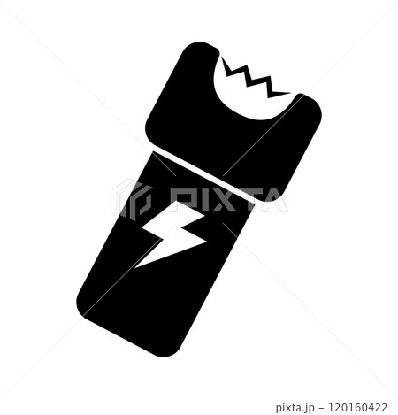 スタンガン シルエット 120160422