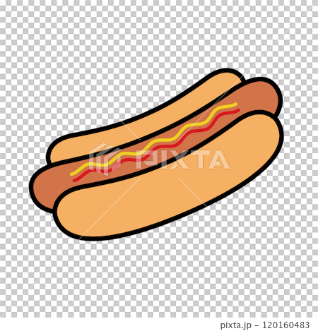 hot dog icon 120160483