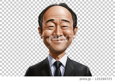 一個穿著西裝的微笑開朗的男人 120160725
