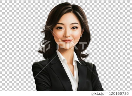 笑顔の若いビジネスウーマン 120160726