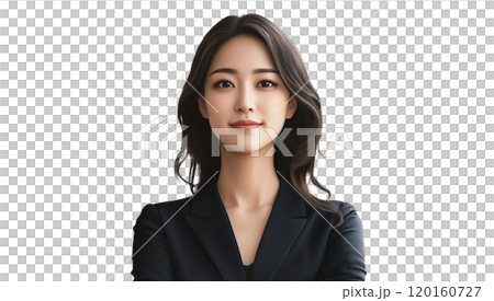 微笑的年輕女商人 120160727