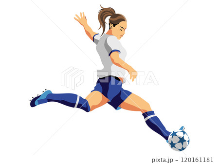 女子サッカー選手 120161181