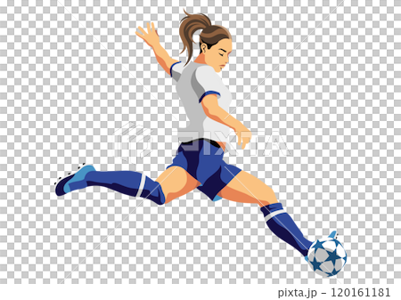 女子サッカー選手 120161181