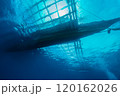 セブ島のアンカーボート	 120162026