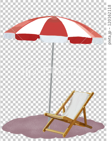 Beach umbrella (with beach chair and shade) Beach umbrella (with beach chair and shade) 120162118