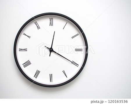 Clock Showing 12.20 or 00.20 with Roman Numerals. Simple Round Clock for Concepts of Time Management and Scheduling. Clock Showing 12.20 or 00.20 with Roman Numerals. Simple Round Clock for Concepts of Time Management and Scheduling. 120163536