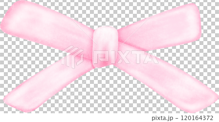 Coquette pink bow ribbon watercolor Coquette pink bow ribbon watercolor 120164372