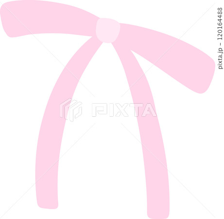 Coquette pink bow ribbon 120164488