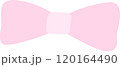 Coquette pink bow ribbon 120164490