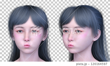 Close-up of a woman's face Close-up of a woman's face 120164597