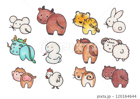 十二支のイラスト 十二支のイラスト 120164644