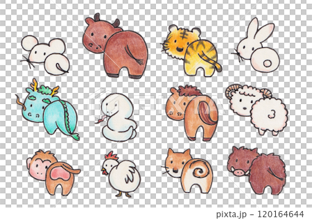 十二支のイラスト 十二支のイラスト 120164644