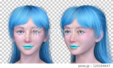 Close-up of a woman's face Close-up of a woman's face 120164647