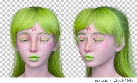 Close-up of a woman's face Close-up of a woman's face 120164648