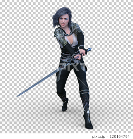 Female swordsman Female swordsman 120164794