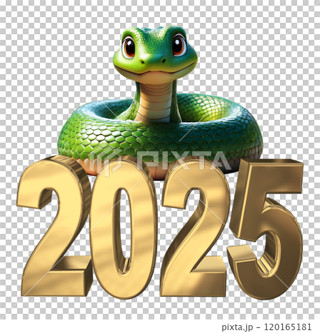 3DCG人物【2025蛇年】（摳圖） 120165181