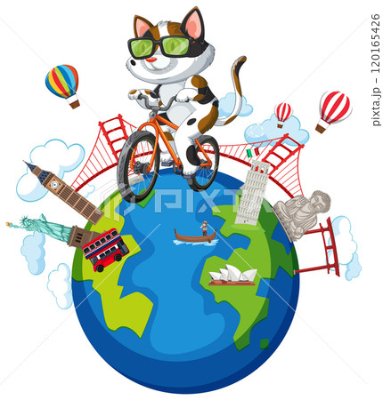 Cat Biking Around the World 120165426