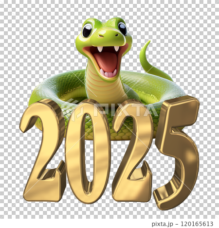 3DCG character [2025 Year of the Snake] (Cutout) 120165613