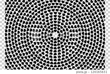 Wallpaper with heart marks arranged in a circle. 120165631