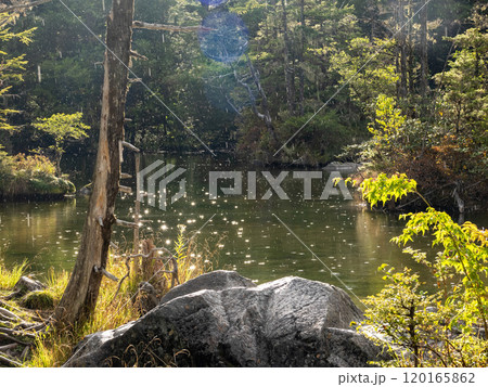 晩夏の北アルプス長野・梓川 晩夏の北アルプス長野・梓川 120165862