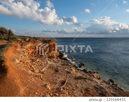 Cape in the west of Crimean Peninsula. Cape in the west of Crimean Peninsula. 120166431
