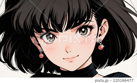 80年代・90年代レトロかわいい女の子 120166477