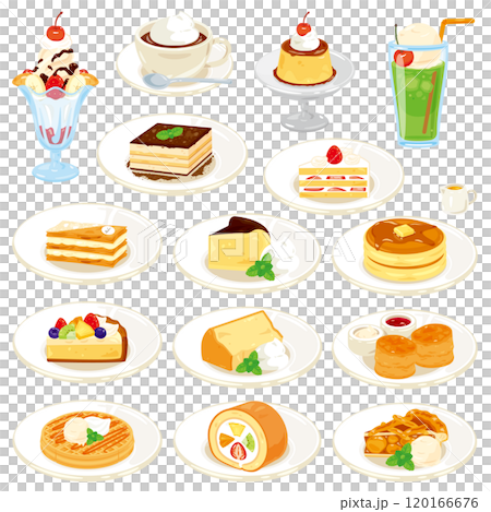 咖啡廳甜點套裝 咖啡廳甜點套裝 120166676