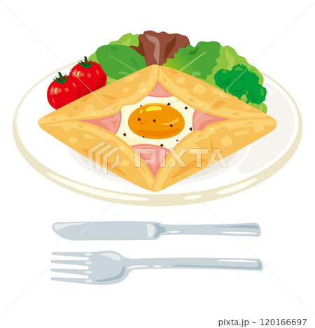 皿に盛られたガレットの盛り合わせ 120166697