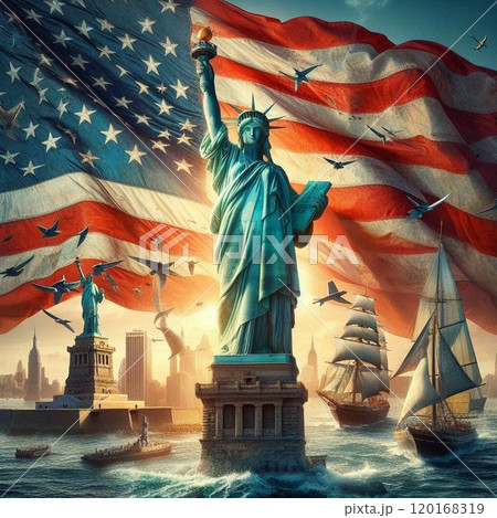 偉大な国アメリカ、 great country america 120168319