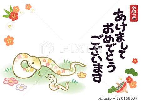 2025年(令和7年)用の年賀状 2025年(令和7年)用の年賀状 120168637