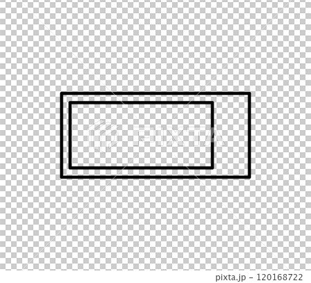 Simple ticket icon illustration vector Simple ticket icon illustration vector 120168722