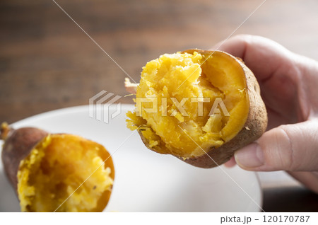 安納芋の蒸し芋 120170787