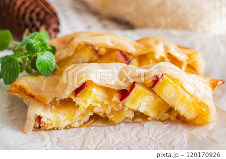 さつまいものレモン煮パイ風 120170926