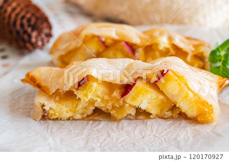 さつまいものレモン煮パイ風 120170927
