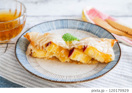 手作りのさつまいもパイ風 手作りのさつまいもパイ風 120170929