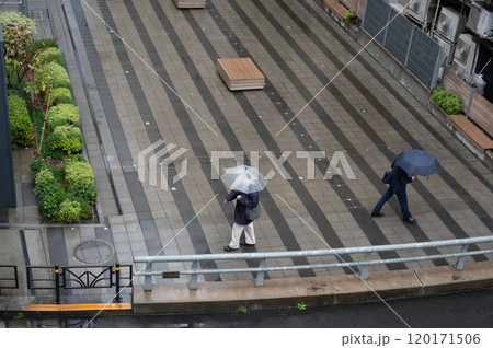 雨の日の渋谷の風景 雨の日の渋谷の風景 120171506