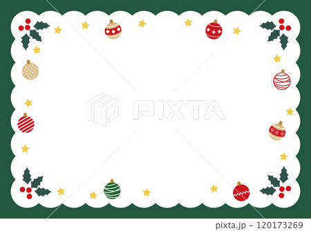 クリスマスフレームでオーナメント30の2 120173269