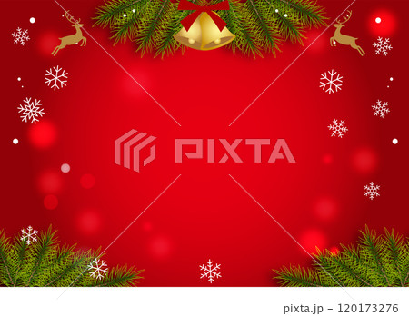 クリスマス背景オーナメント飾り29の4 クリスマス背景オーナメント飾り29の4 120173276