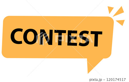 Contest speech bubble banner. Contest button web banner templates. Contest sign. admission open symbol. Contest speech bubble banner. Contest button web banner templates. Contest sign. admission open symbol. 120174517