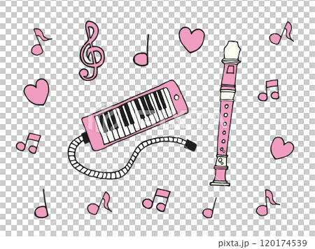 小學版畫插畫:手寫樂器 小學版畫插畫:手寫樂器 120174539