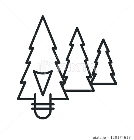 Ecology line art icon, nature and environment. Protection, planet care, natural recycling power. Vector ecology line art illustration Ecology line art icon, nature and environment. Protection, planet care, natural recycling power. Vector ecology line art illustration 120174618