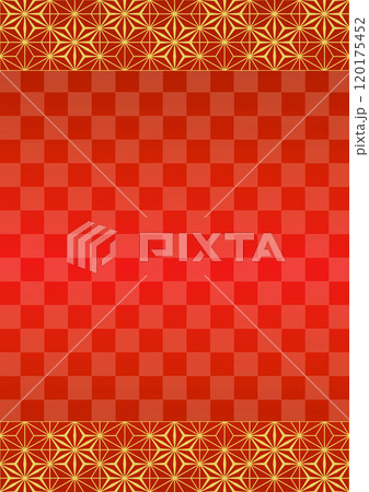 和柄の背景　 120175452