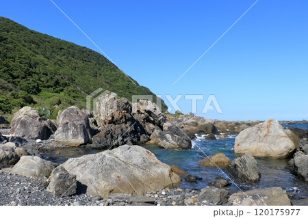 室戸岬 秋の海岸景観 (四国 高知県) 室戸岬 秋の海岸景観 (四国 高知県) 120175977