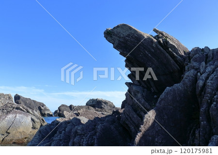 室戸岬のタービダイト 秋 (四国 高知県) 室戸岬のタービダイト 秋 (四国 高知県) 120175981