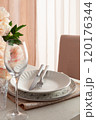 Dinner place setting 120176344