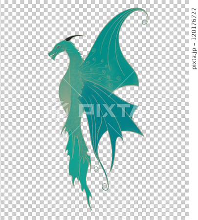 fantasy dragon of different colors, dragon with wings on the side fantasy dragon of different colors, dragon with wings on the side 120176727