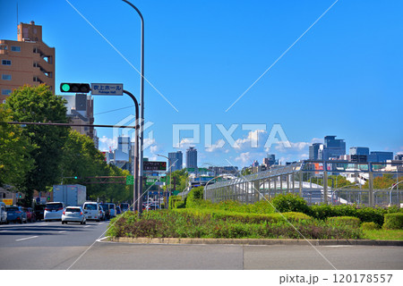 《愛知県》名古屋都市風景 千種区吹上 若宮大通 《愛知県》名古屋都市風景 千種区吹上 若宮大通 120178557