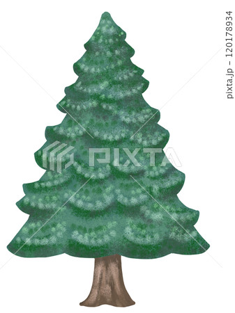 クリスマスツリーの木の絵 クリスマスツリーの木の絵 120178934