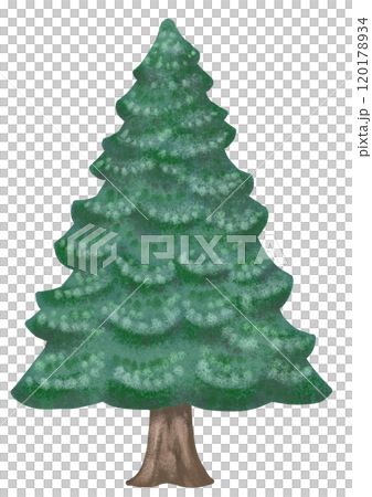 クリスマスツリーの木の絵 クリスマスツリーの木の絵 120178934